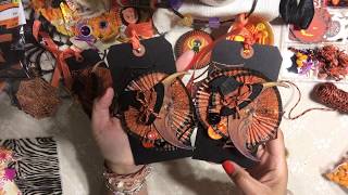 #7. DIY Creepy Cute Halloween Moon Gift Tags or Embellishments  - Halloween Craft Series 2017
