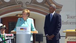 World leaders seek to bolster Russian sanctions at G7 summit   G7 정상회의 개막... 대 러