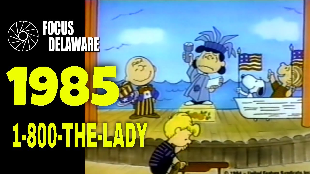 Peanuts soliciting donations to repair the Statue of Liberty 1-800-THE ...