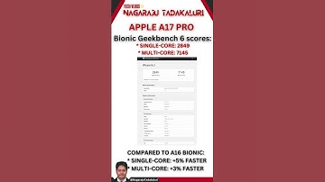 Apple A17 Pro Bionic Geekbench