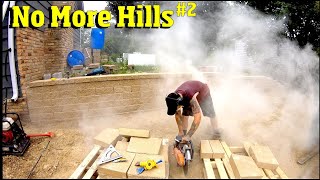 Finish=Turning a Hill into a flat(er) backyard 4k