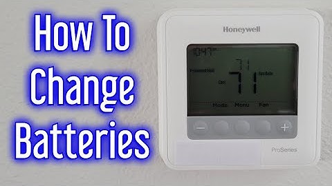 Honeywell Pro Series Thermostat Battery Replacement (BATT)