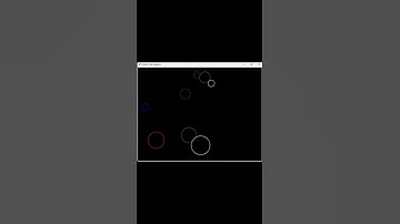 Glowing Bouncing Circles Animation | Python Turtle Graphics | 🟢🔴🔵 #shorts #viral #youtubeshorts