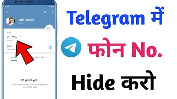Telegram me Apna Number Kaise Hide Kare | How to Hide Number in Telegram | Hide No. in Telegram 2025