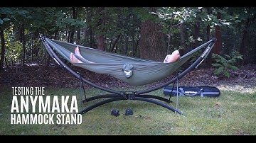 Testing the Anymaka Hammock Stand - Kayak Hipster