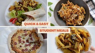 4 Quick and easy student meals ideas .. طبخات سهلة و سريعة للطلبة و الموظفين