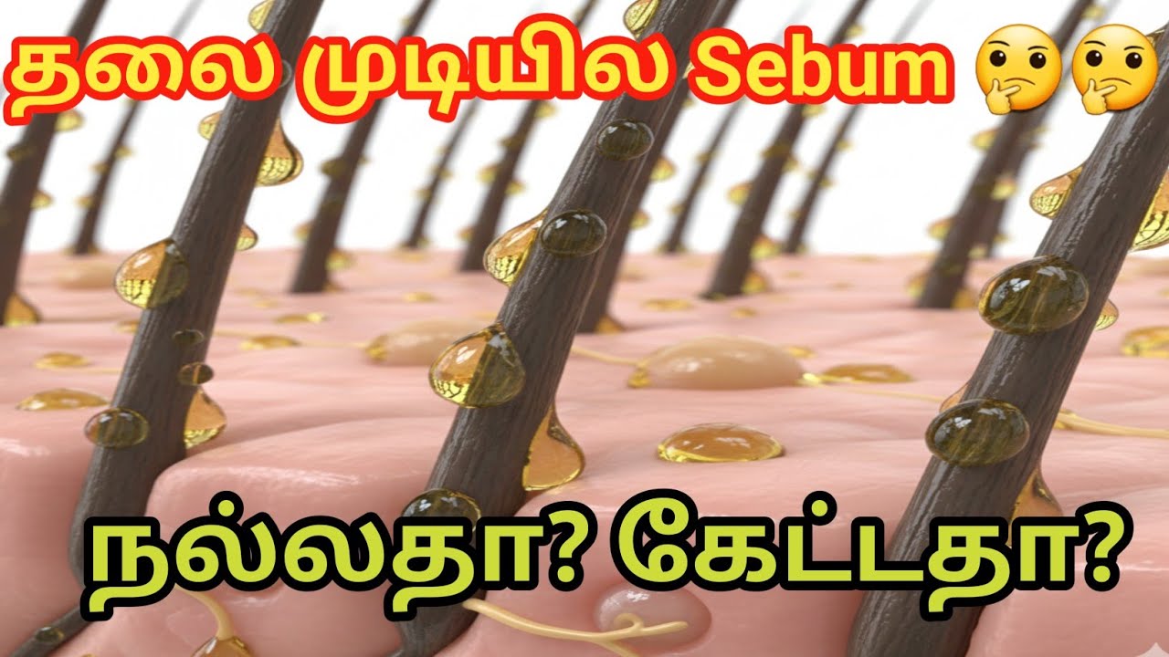 Sebum in Hair நல்லதா கெட்டதா? | Natural Hair Oil Explained | Hair Care Science