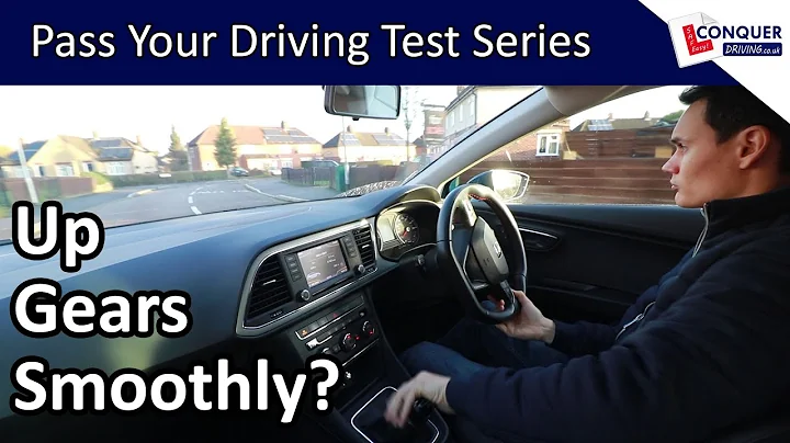 Changing up gears smoothly in a manual car.