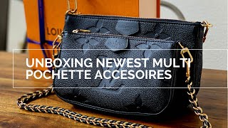 Louis Vuitton Unboxing “NEW MINI POCHETTE IN BICOLOR EMPREINTE