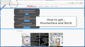 How to get Pronterface and Slic3r