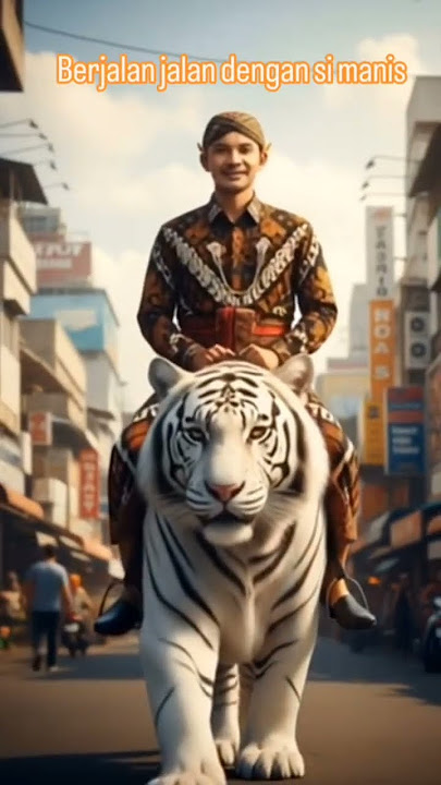 Berjaln jalan dengan si manis #trending #harimau #shorts