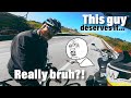 This Guy Deserved it.... (Definitely Clickbait) - Honda VTX 1800 MotoVlog