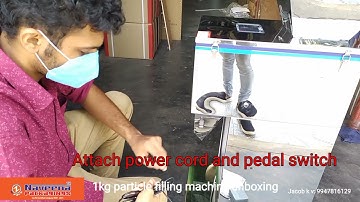 1kg particle filling machine unboxing and demo Naveena packagings(N-PACK)