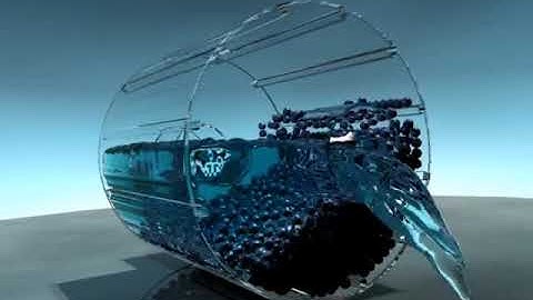 3D DEM of mill with grid based fluid simulation