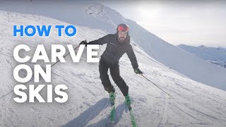 HOW TO CARVE ON SKIS LIKE A PRO | 3 tips and drills for intermediate to advanced level skiers