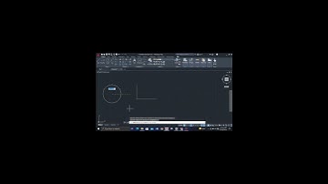 Learn Auto CAD in 60s | How to use Circle #youtubeshorts #youtubeshort #ytshort #shorts #viral