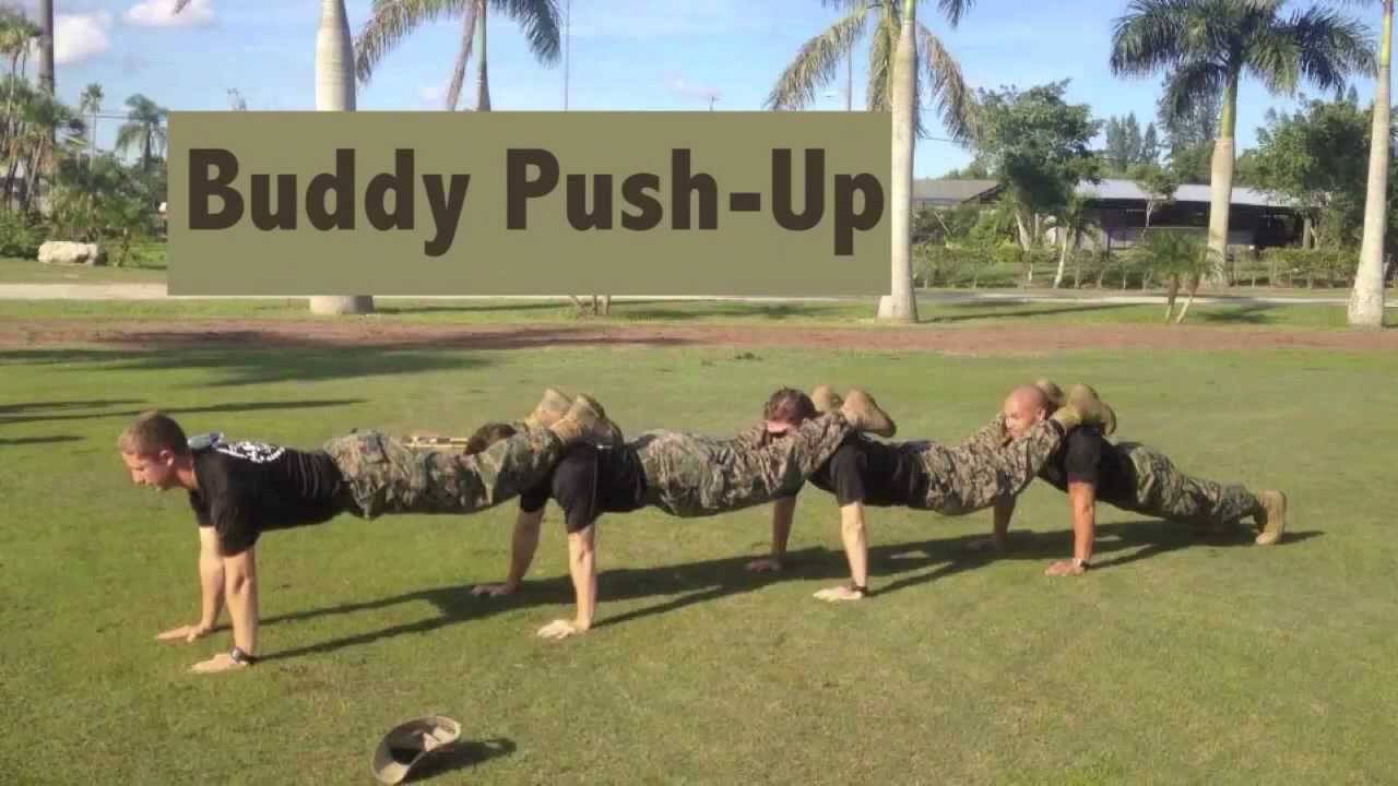 Marines Training Push Ups