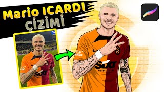 MAURO ICARDI ÇİZİMİ NASIL YAPILIR! Mauro Icardi drawing! Рисунок Мауро Икарди!