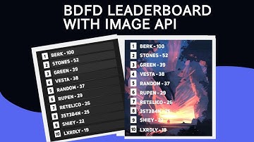 [Read Desc] Leaderboard using image API | Bot Designer For Discord: Guide