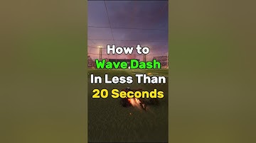 How to Wave Dash in LESS than 20 SECONDS! #rocketleague #rl #rocketleagueclips #tutorial