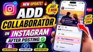 How To Add Collaborator On Instagram After Posting | Instagram Collab | 100% Working