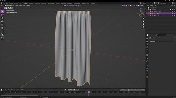 Как быстро сделать шторы в Blender