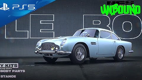 Need for Speed Unbound (PS5) | Car Customization Gameplay | Aston Martin DB5