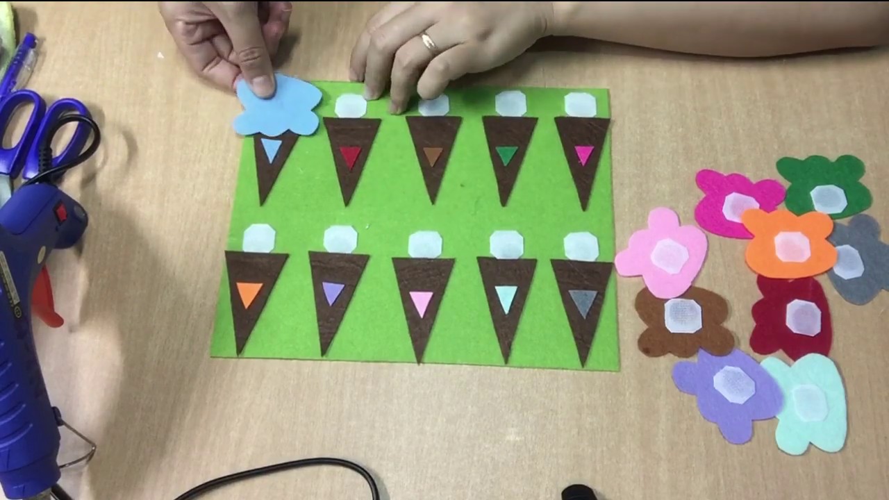 Đồ dùng dạy học tự làm môn toán lớp 4 | Cách làm đồ chơi học tập cho trẻ mầm non – Kem sắc màu