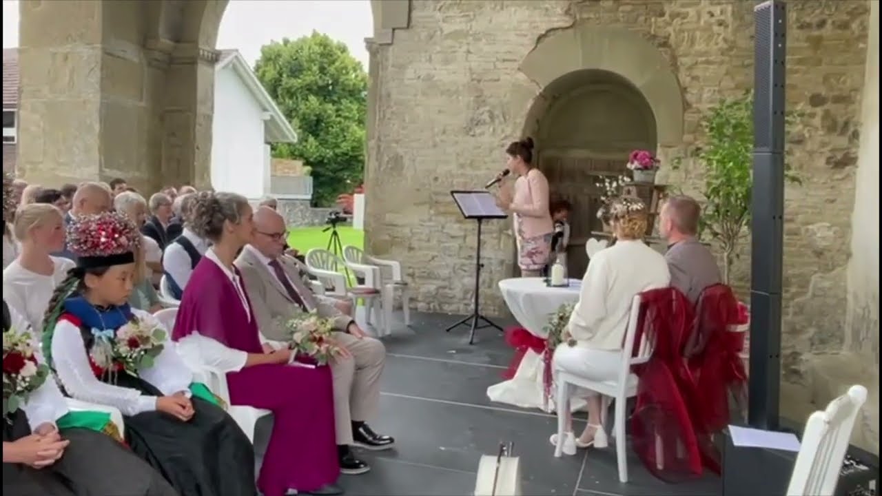 Traurede von GUNVOR und Song Forever love an Hochzeit