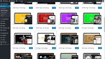 Skrollex WordPress Theme - Create Page From Preset