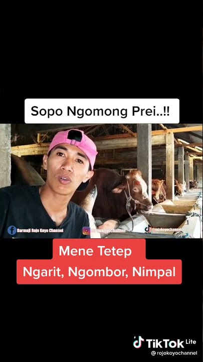 sopo ngomong prei