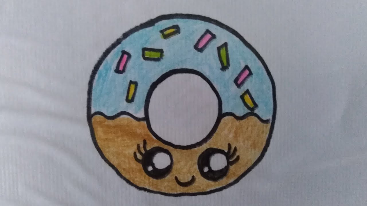 สอนวาดรูป​โดนัท​ | Draw​ing​ a​ Donut  Easy​ for​ beginer​ | My​ Sky​ Channel. | สรุปเนื้อหาที่อัปเดตใหม่เกี่ยวกับรูป วาด อาหาร