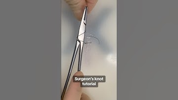 The Surgeon’s Knot #surgicalskills #suturing #surgery #surgeon #surgeonlife #vet #medicine