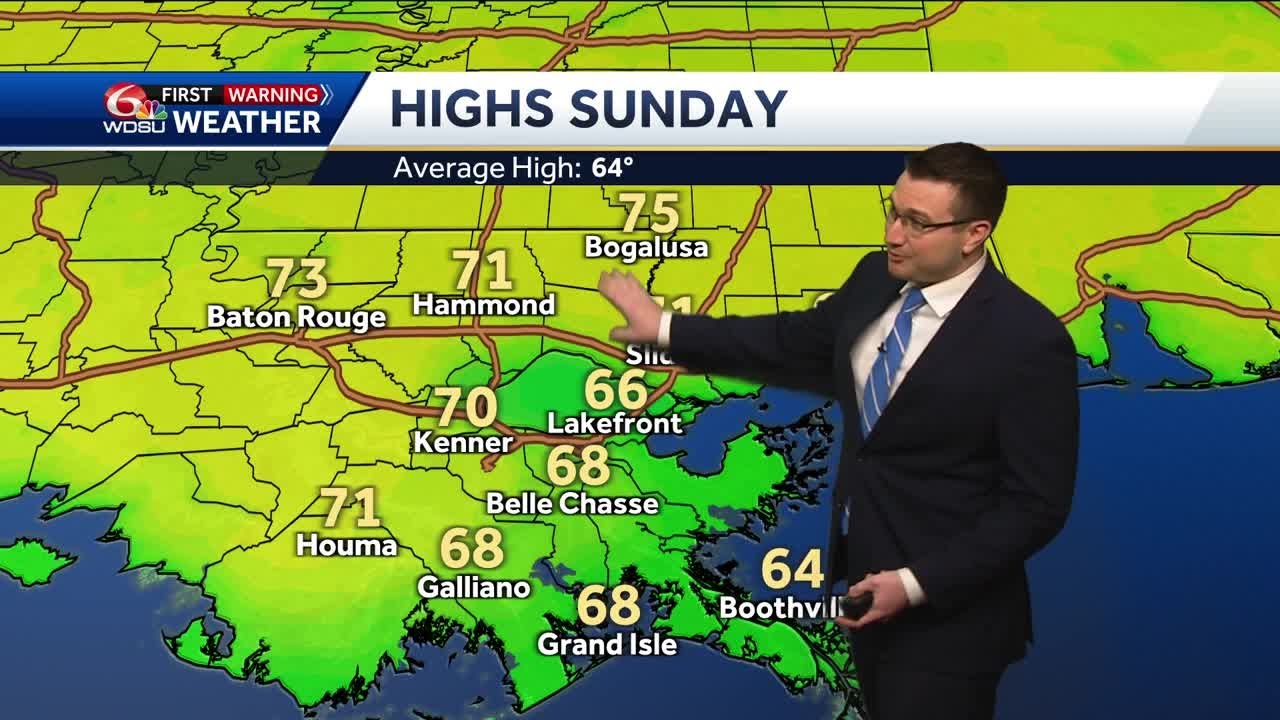 Morning fog possible, then mostly sunny and warmer Sunday - YouTube