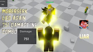 MGBERSERK LIED AGAIN The HIGHEST Damaging TRUE INF Combo In ABA  | ABA