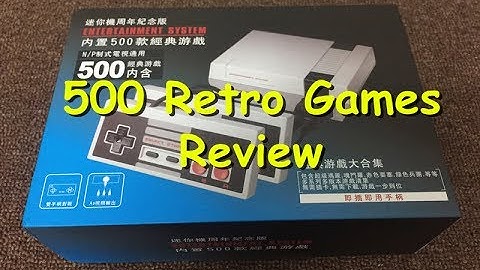 8 Bit Mini NES TV Game Player 500 Games Review