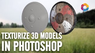 Texturize and use 3D Models in Photoshop