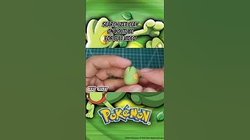 Pokémon - Treecko clay art tutorial #shorts