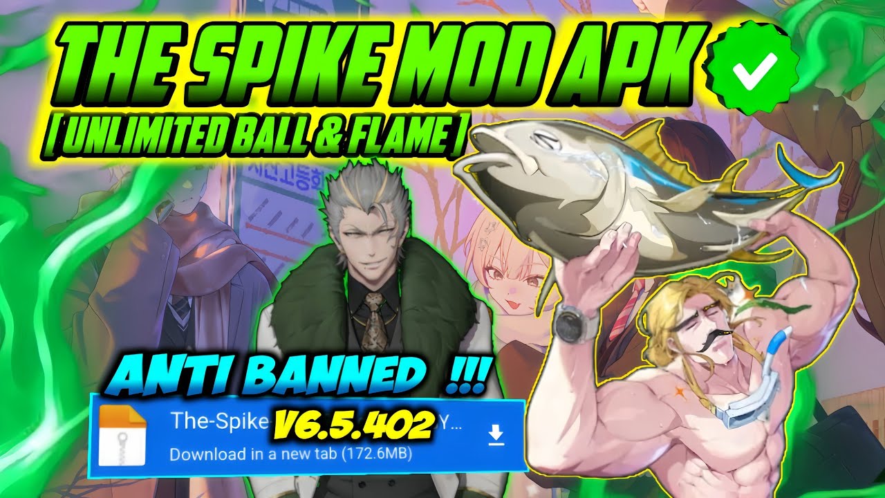 Gameplay Raull, Nishikawa, Siwoo‼️ The Spike Mod Apk VIP PREMIUM terbaru android & IOS 6.5.402