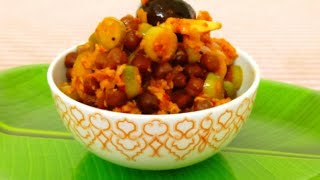 MANGALOEAN SPECIAL DISH - CHONE/SONE TENDLIN SUKKA I CHANA SUKKA Monthi Fest Recipe Recipe 4