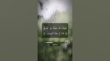 بصوت هادئ وجميل قرآن كريم  | سورة الأنبياء - آية 97 -98 | بدر التركي