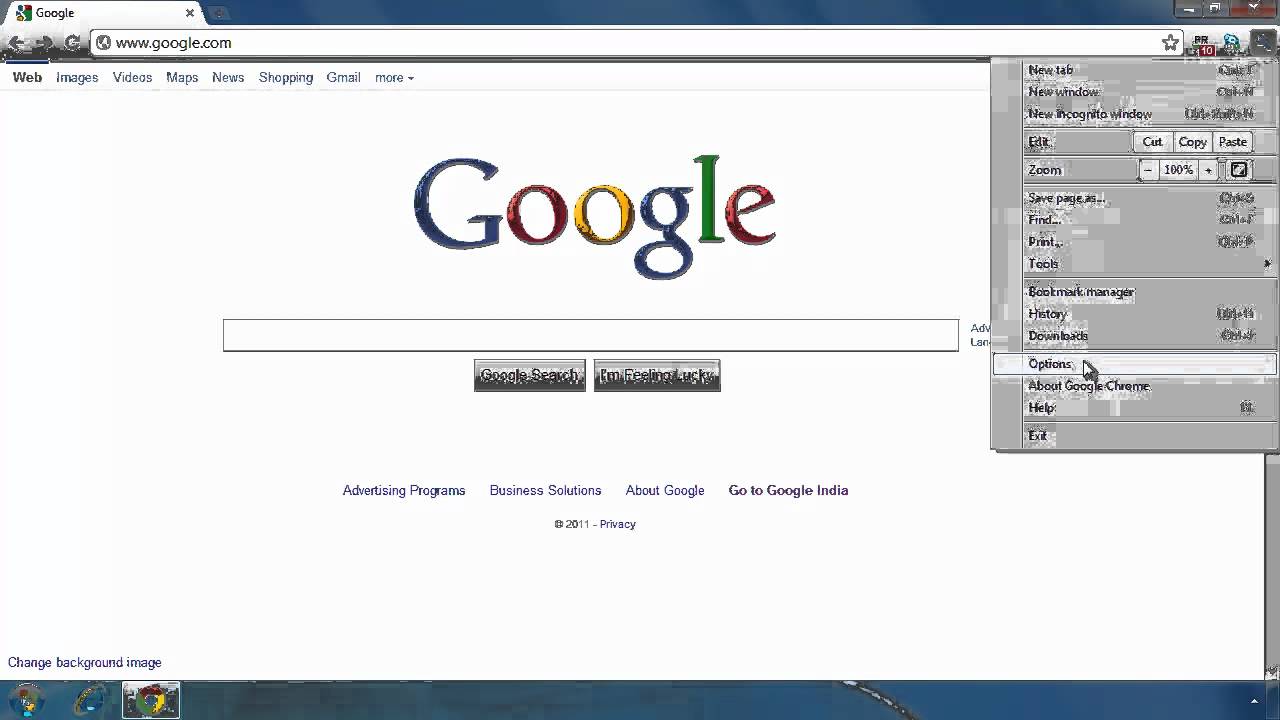 how to set google chrome as default browser