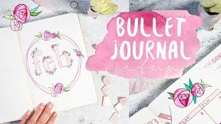 PLAN WITH ME | February 2018 Bullet Journal Setup by TEA&TWIGS