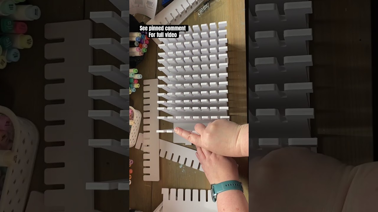 Assembling Cheap Temu Marker Storage Rack Organizer - Alcohol Markers 