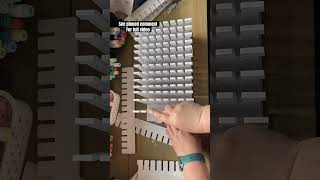 Assembling Cheap Temu Marker Storage Rack Organizer - Alcohol Markers #shorts #markers #artsupplies