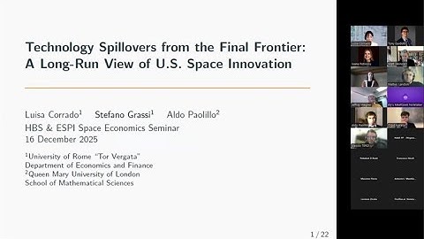 Technology spillovers from the final frontier: a long-run view of U.S. space innovation