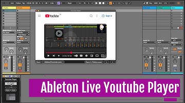 Ableton Live Youtube Player via Max for Live - Resample + Record Youtube into Ableton Live