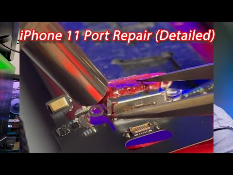 iPhone 11😁 How to replace the Charge Port only (Detailed)