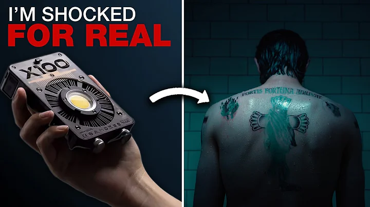 Creating CINEMATIC lighting with CHEAP TINY Lights (Zhiyun X100)