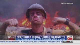 Firefighter widow fights for benefits